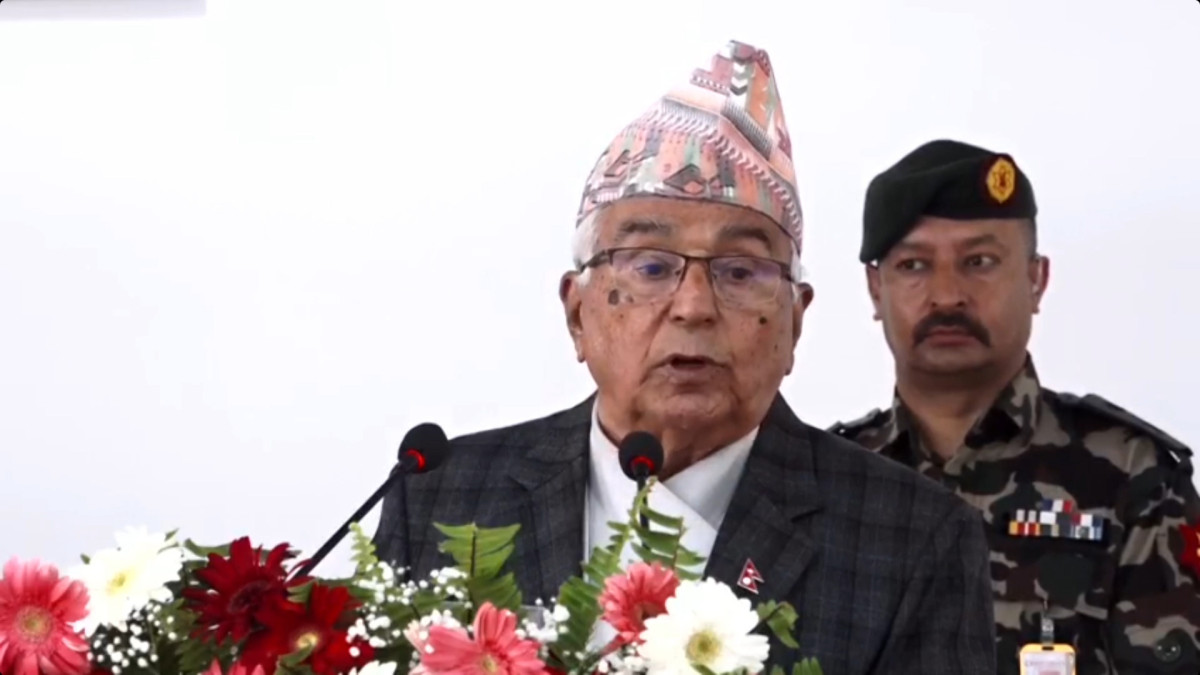 नेपाली जनताले सुशासनमार्फत प्रभावकारी सेवा प्रवाह र शान्ति चाहेको राष्ट्रपति पौडेलको भनाइ